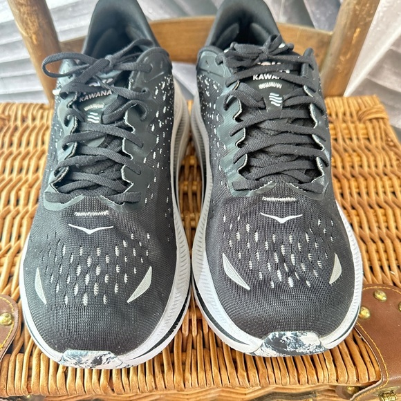 Hoka One One Kawana Men’s 14D Running Shoes Black White Lightweight Quick Dry - Picture 3 of 15